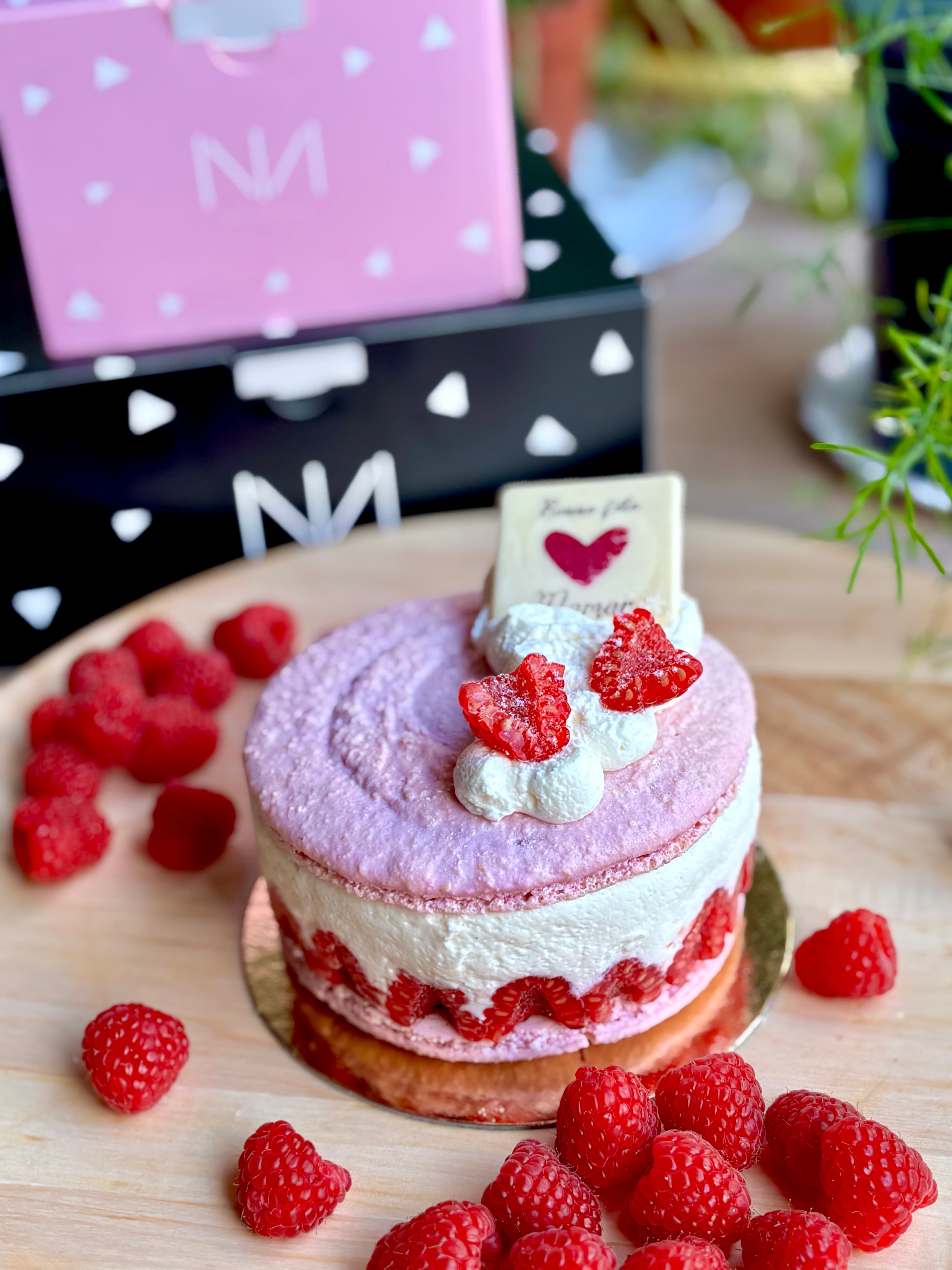 MACARON FRAMBOISIER 3p
